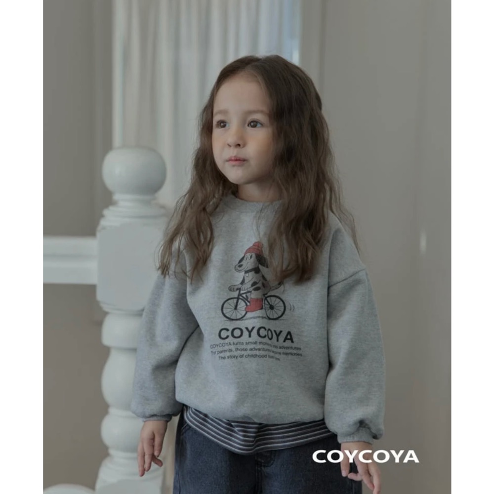 上衣｜Coycoya 코이코야맨투맨-細節圖5