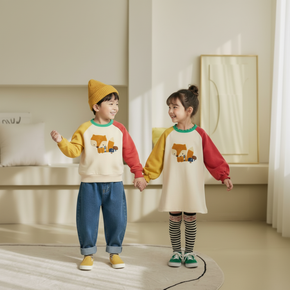 上衣｜orange mom 부클다람쥐티-細節圖4