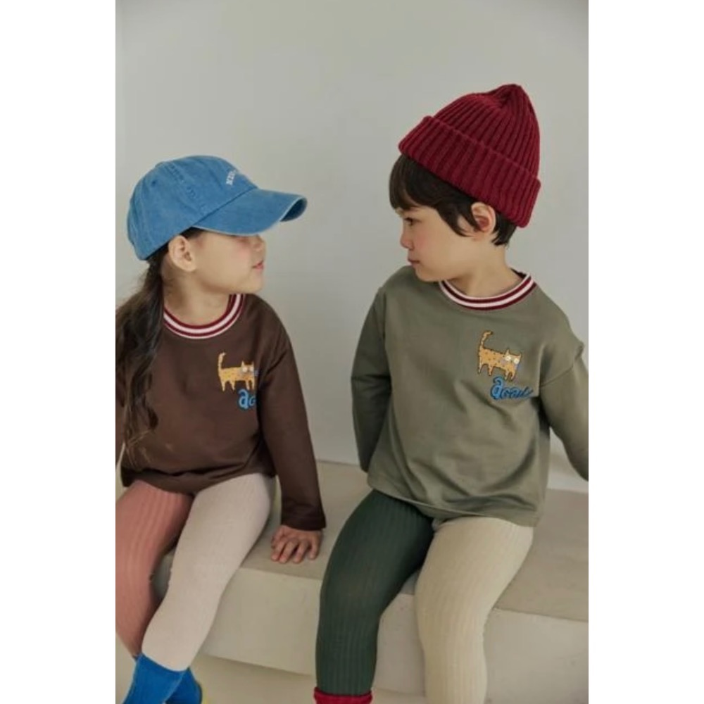 上衣｜orange mom 고양이티-細節圖2