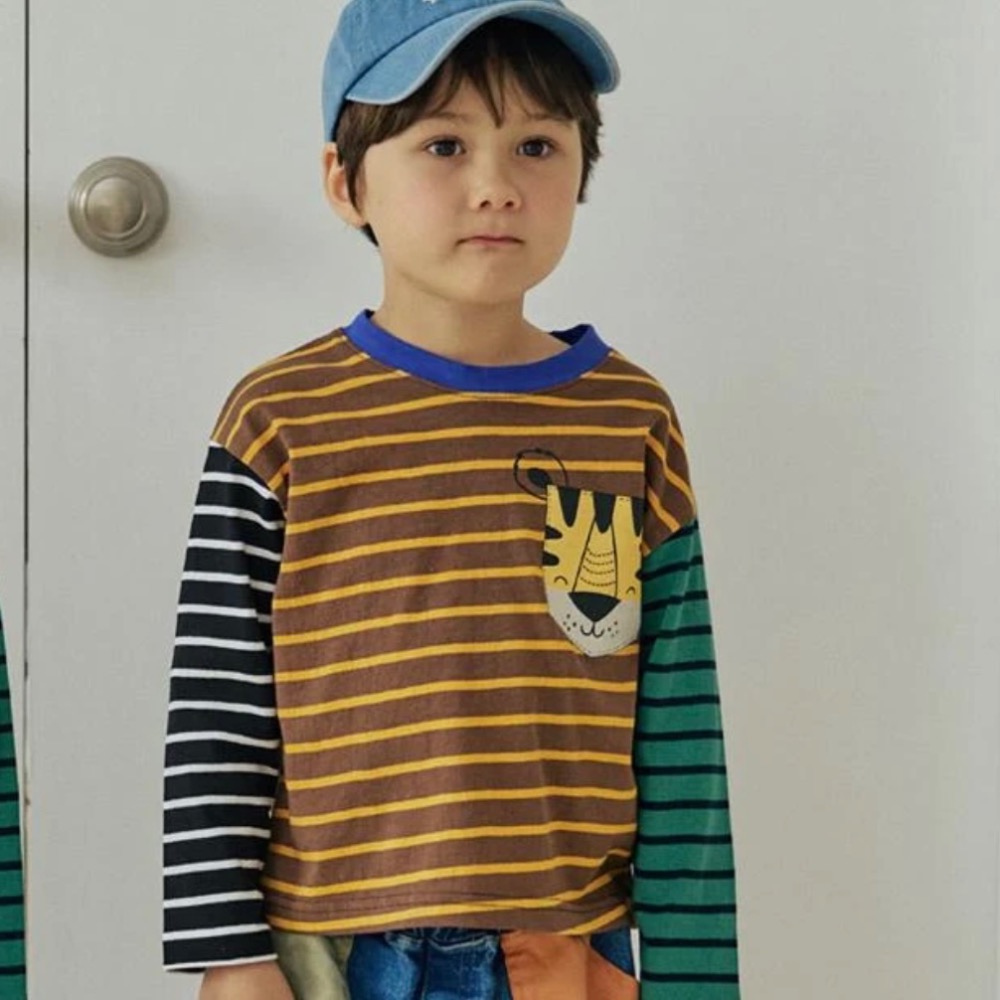 上衣｜orange mom 주머니호랑이티-規格圖2