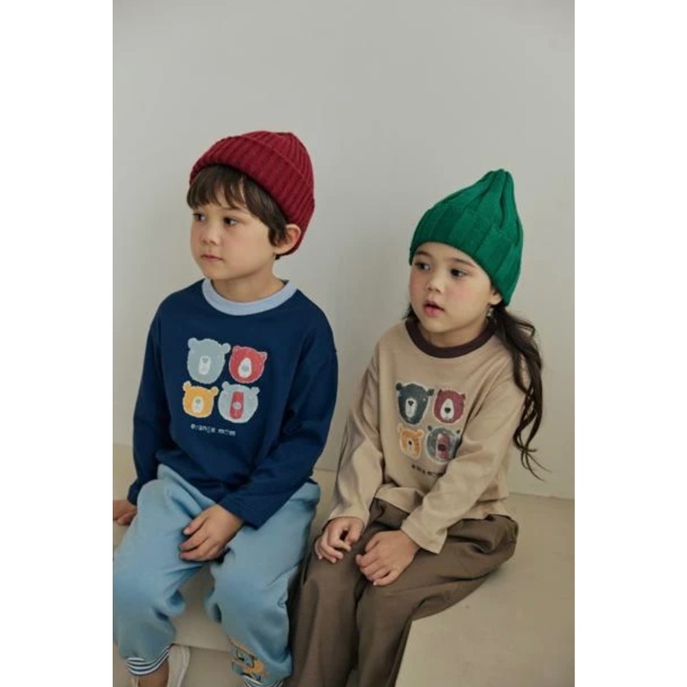 上衣｜orange mom 곰얼굴티-細節圖2