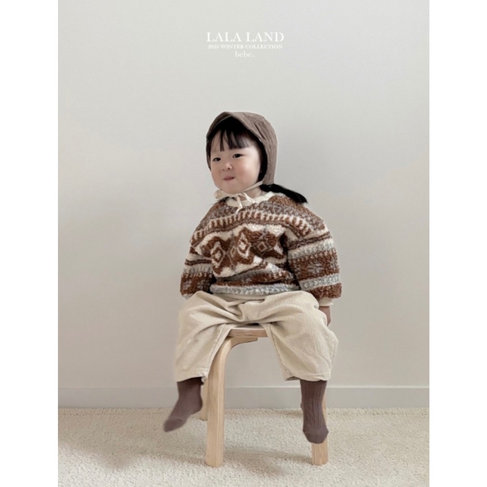 上衣｜lalaland 덤블 맨투맨-細節圖3