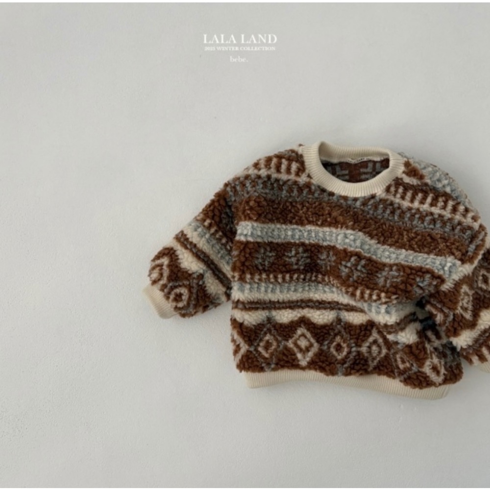 上衣｜lalaland 덤블 맨투맨-規格圖3