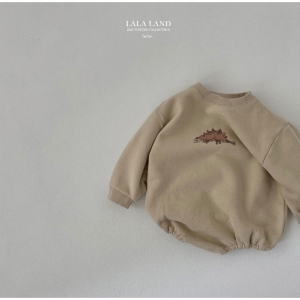 包屁衣｜lalaland 윈터 공룡 슈트-細節圖4