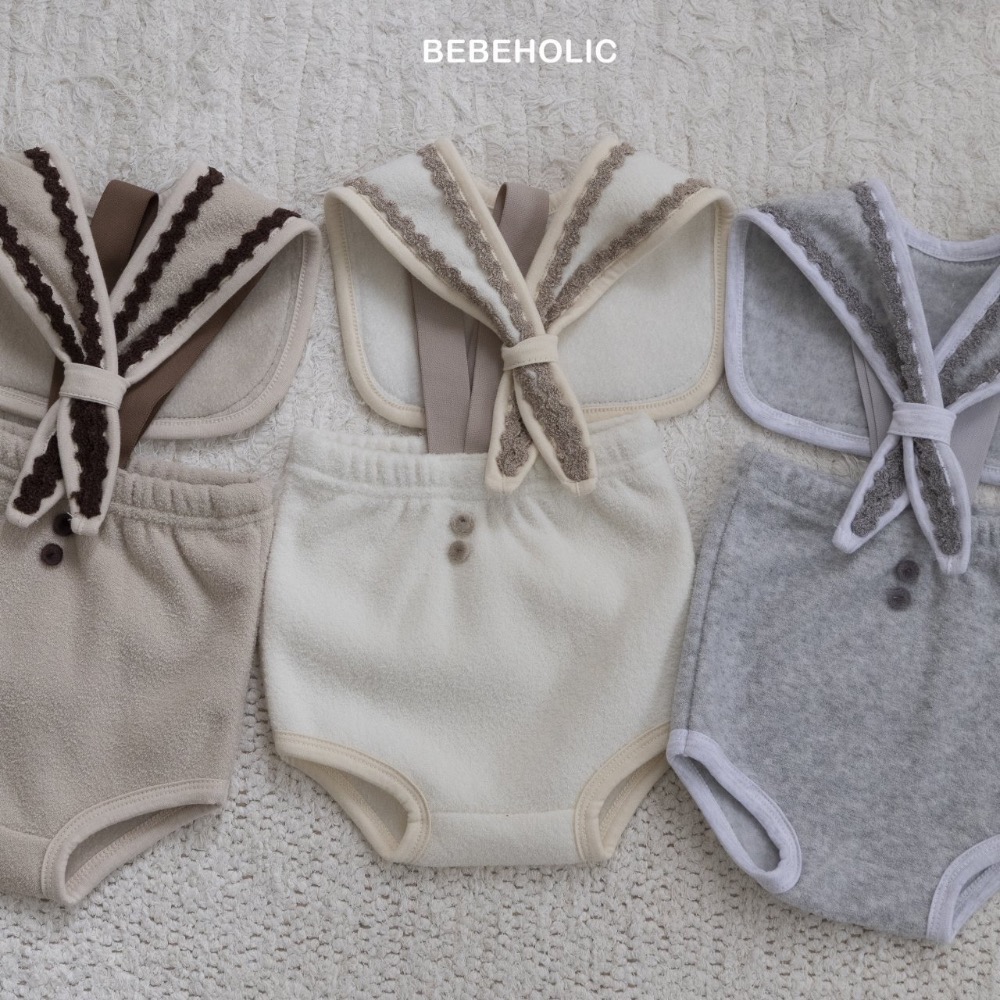 吊帶褲｜bebeholic 뽀글테리블루머세트-細節圖2