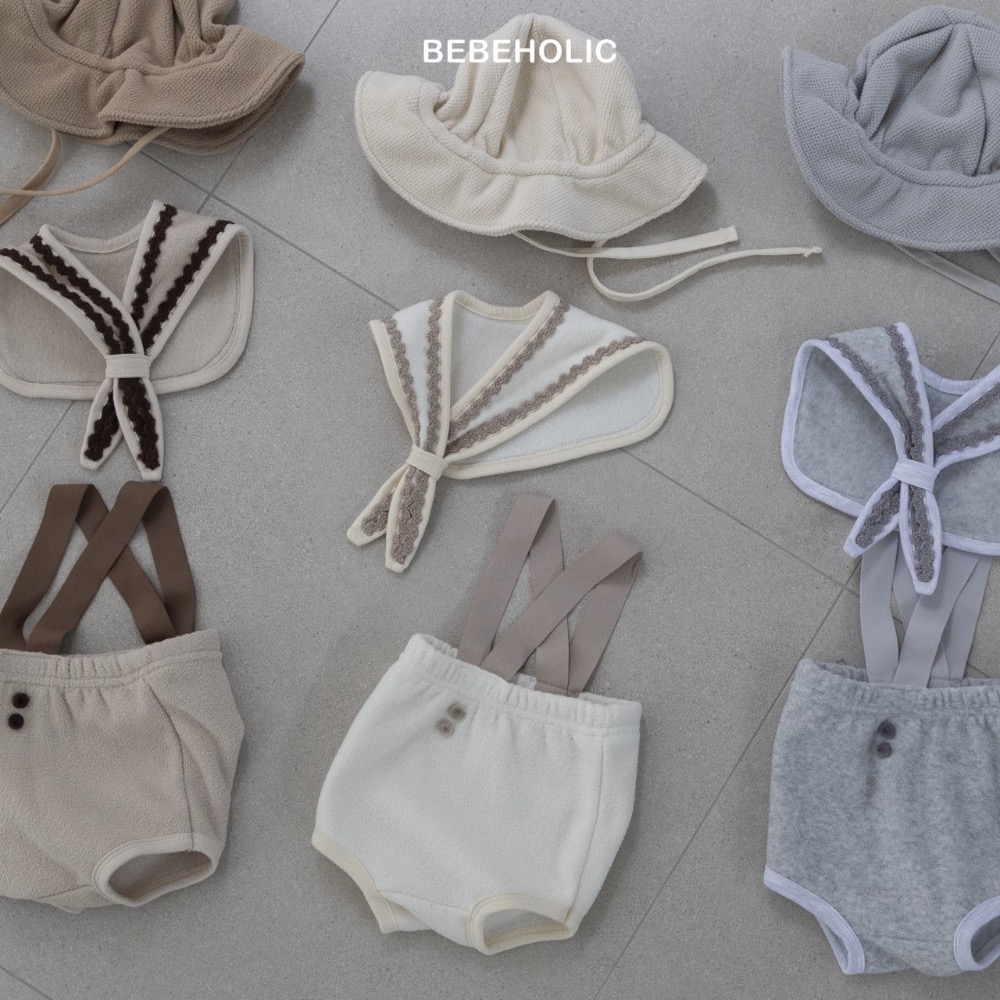 吊帶褲｜bebeholic 뽀글테리블루머세트-細節圖3