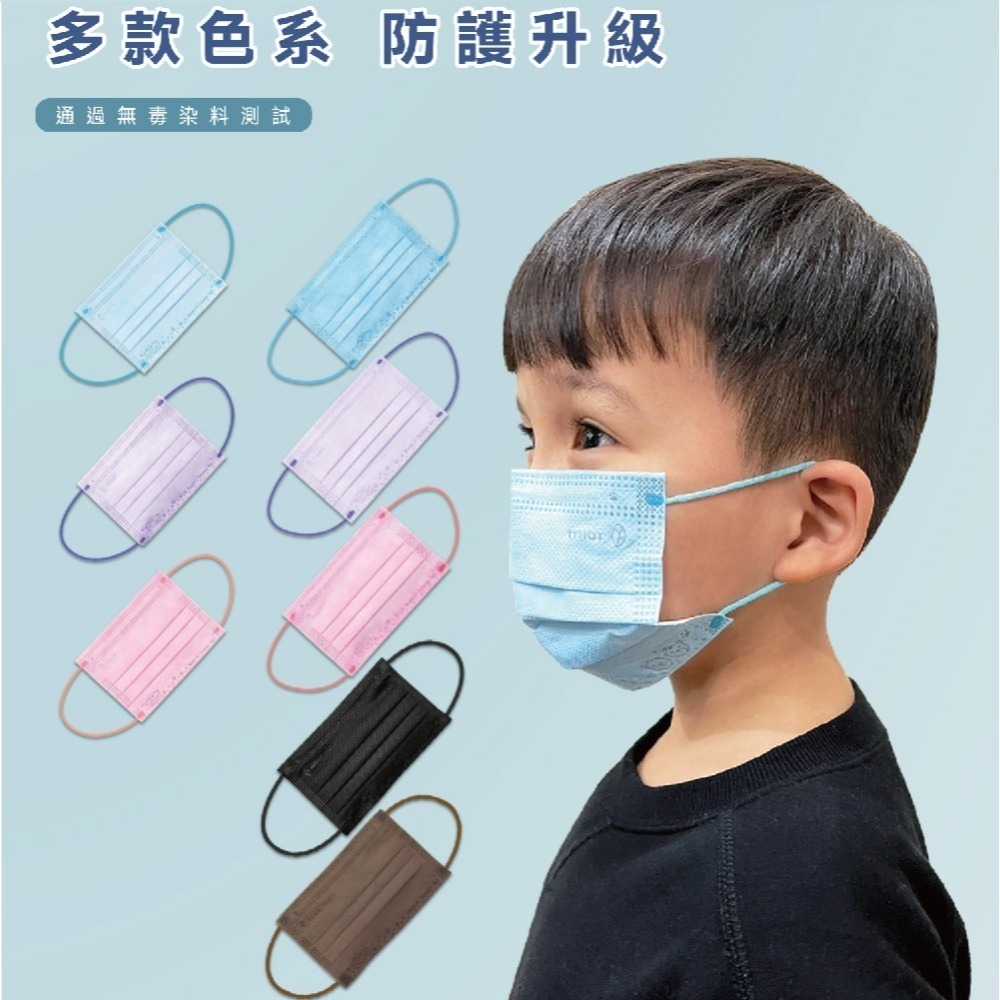 【健康天使】MIT醫用滿版大兒童幼童平面口罩-細節圖6