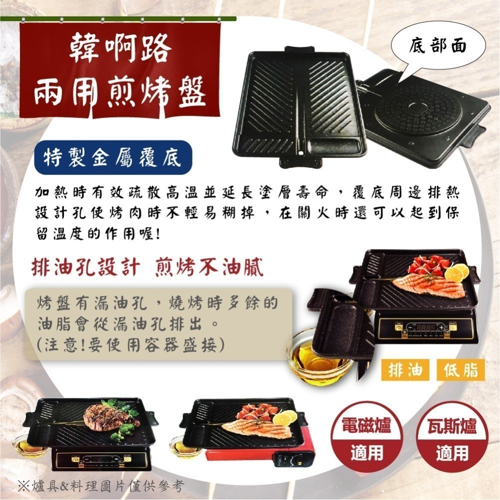 燒烤盤【小閨祕】排油低脂韓式燒烤盤 兩用韓式煎烤盤 方形韓式瀝油韓式 無煙不沾燒烤盤 折疊式煎烤不沾鍋 烤盤 烤肉-細節圖5