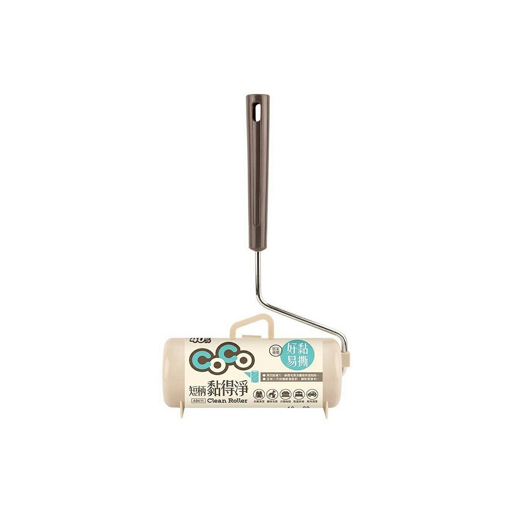 黏得淨/黏刷 顏色隨機【小閨祕】膠黏滾筒 膠黏滾筒拖把 膠黏紙拖把 膠黏滾筒 膠黏拖把-規格圖6