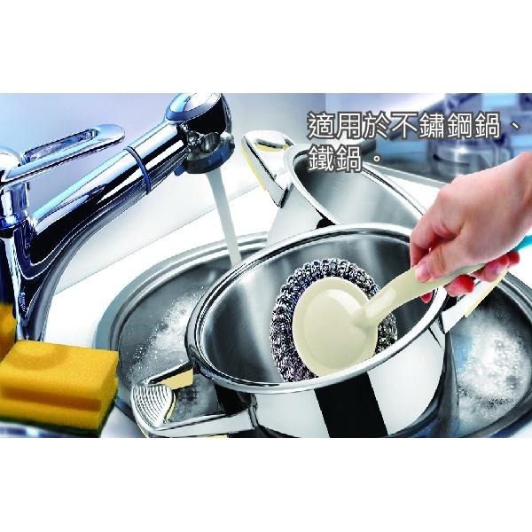 鍋刷 【小閨祕】⚠️全館低消不含運需滿99元⚠️刷鍋神器 不鏽鋼鋼絲球 鋼絲刷 鋼刷 長柄 去污力強 鍋具清潔-細節圖4