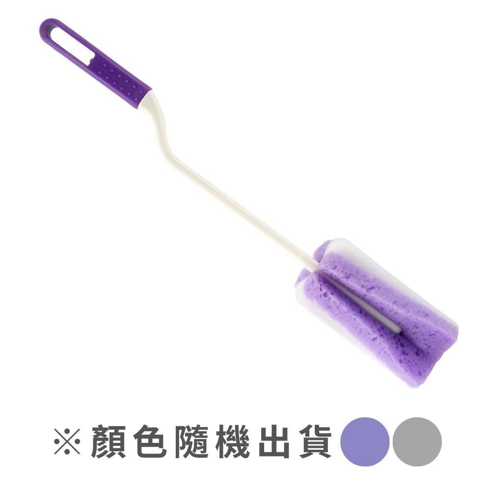 海綿杯刷 顏色隨機【小閨祕】奶瓶刷 瓶刷 清潔刷 洗杯刷 長柄刷 洗碗刷 長刷 保溫杯刷 海綿杯刷 長柄杯刷 長柄海綿刷-規格圖5