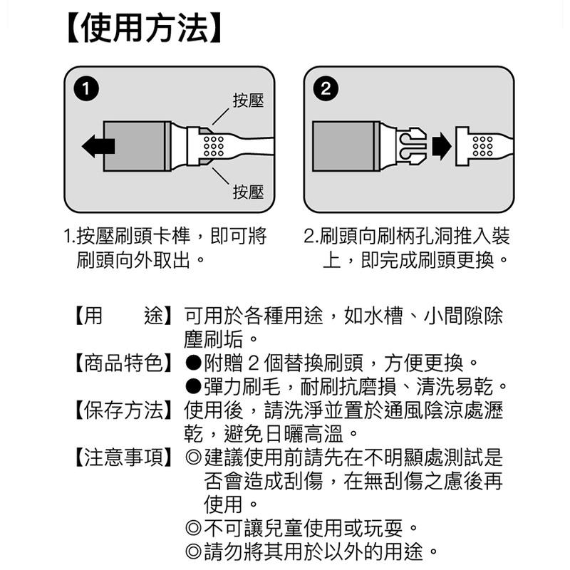 雙頭隙縫刷【小閨祕】清潔刷 邊角刷 窗台刷 刷子 細縫刷 縫隙清潔刷 邊角去污刷 隙縫刷-細節圖5