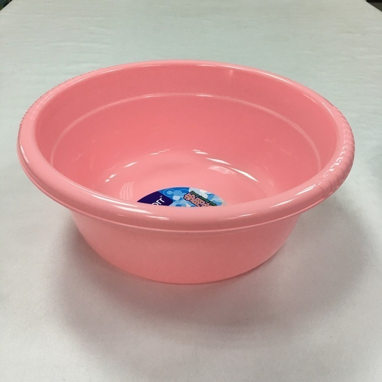 多用盆 顏色隨機【小閨祕】臉盆 浴盆 舀水盆 塑膠盆 洗臉盆 浴室-規格圖1