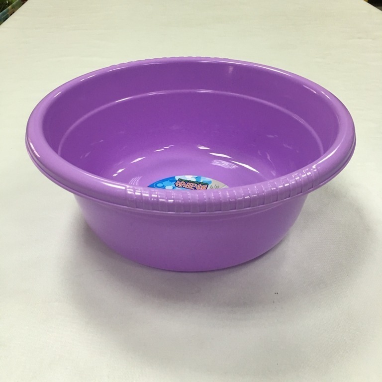 多用盆 顏色隨機【小閨祕】臉盆 浴盆 舀水盆 塑膠盆 洗臉盆 浴室-規格圖1