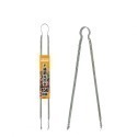 烤肉夾【小閨祕】精品304料理夾 燒肉夾 不鏽鋼梅花夾 矽膠料理夾 不鏽鋼食物夾 寬口夾 特長夾 夾子 烤夾 中秋 烤肉-規格圖5