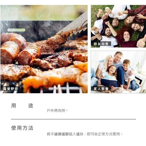 夏威夷450不鏽鋼碳烤爐【小閨祕】烤肉架 燒烤架 燒烤爐 烤肉爐 露營 中秋節 碳烤爐-細節圖8