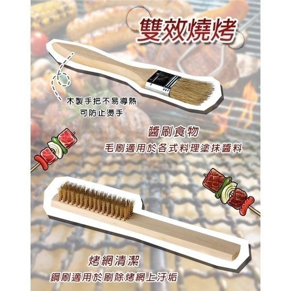 燒烤刷/料理刷【小閨祕】兩用燒烤刷 矽膠料理刷 烤肉刷 烤肉刷 燒烤刷 油漆刷 清潔刷 毛刷-細節圖3