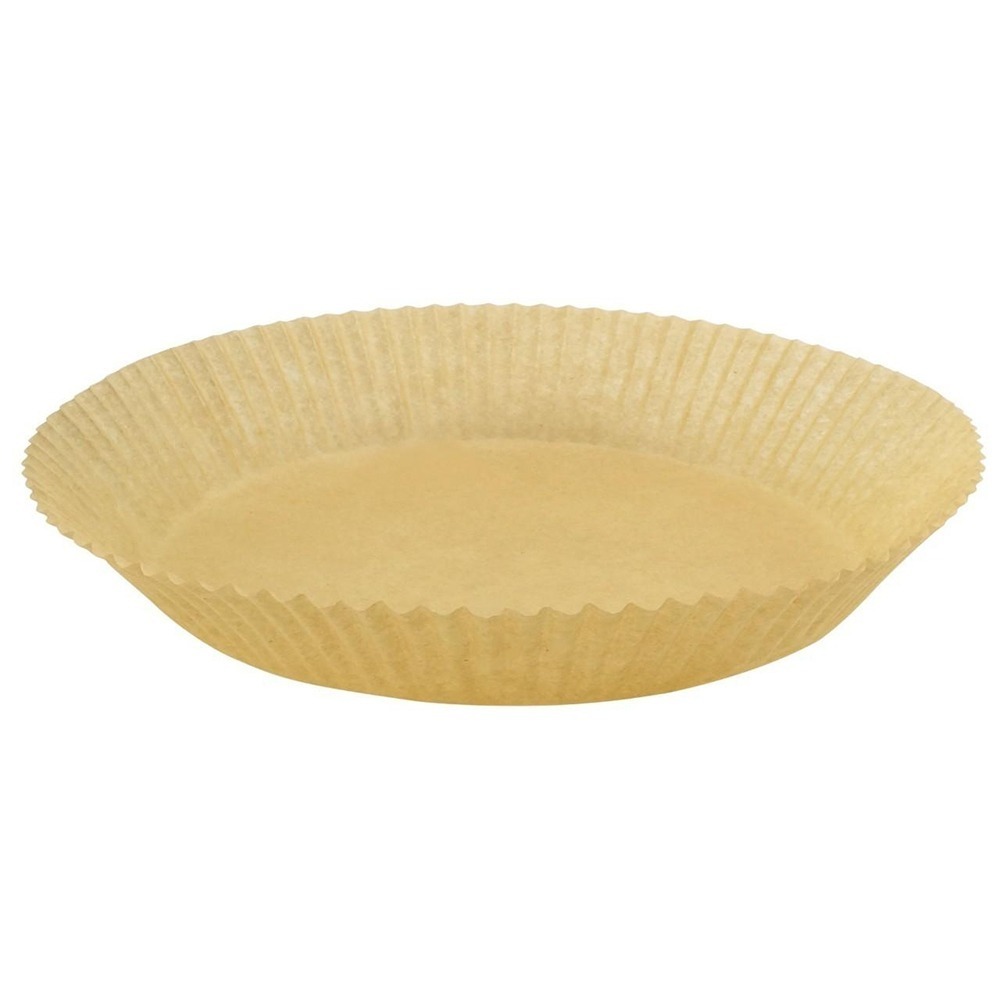 氣炸鍋料理紙托盤 50入【小閨祕】烤盤紙 防油紙 隔油紙 硅油紙盤 氣炸鍋紙 氣炸鍋吸油紙 防水防油 圓形烘焙紙-細節圖8