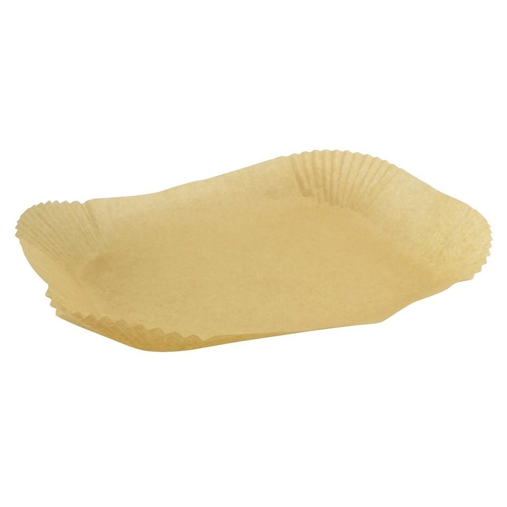 氣炸鍋料理紙托盤 50入【小閨祕】烤盤紙 防油紙 隔油紙 硅油紙盤 氣炸鍋紙 氣炸鍋吸油紙 防水防油 圓形烘焙紙-細節圖10