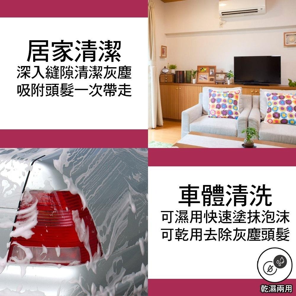 洗滌用洗車手套 1入【小閨祕】洗車DIY 洗車手套 單片裝 洗車清潔 家務清潔手套 除塵手套-細節圖2