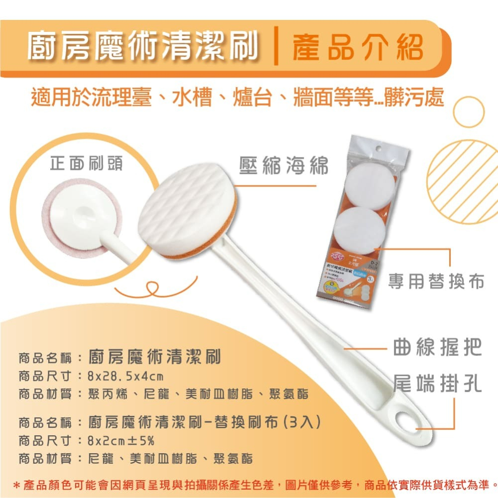 清潔刷【小閨祕】浴廁清潔 牆面清潔 角落清潔 廚房清潔 雙效去污 零死角清潔-細節圖4
