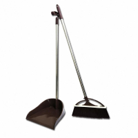 清潔取塵組 顏色隨機【小閨祕】掃把畚斗組 輕巧型 雙夾頭 大畚斗 地板清潔