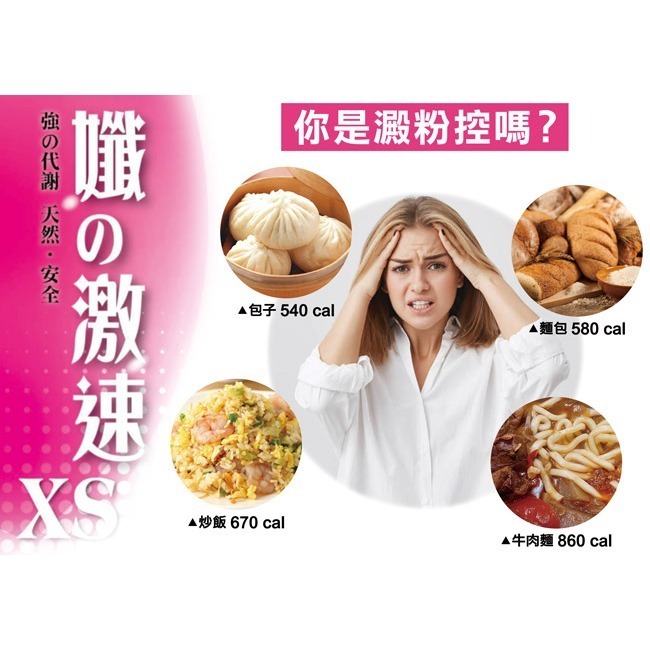 孅の激速XS500mgx30顆*3【贈】東華堂 每日の孅抗搪速EX500mgx20錠*2-細節圖2