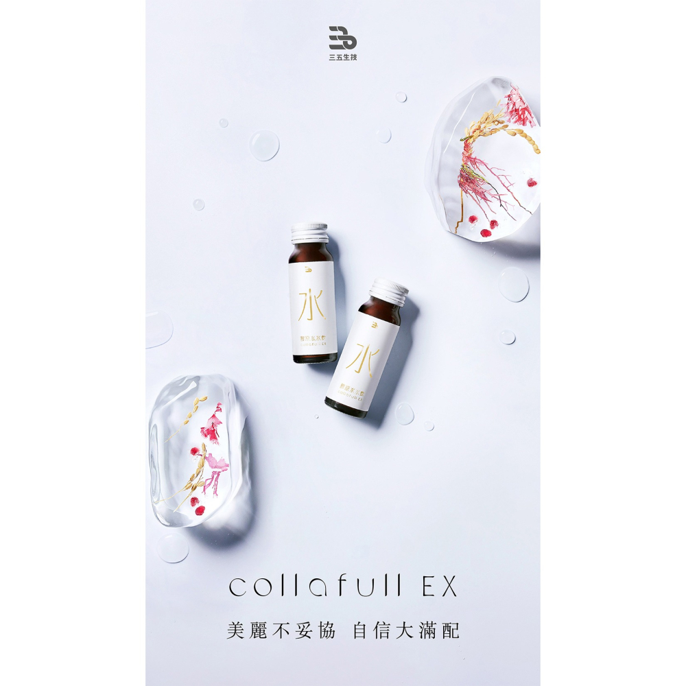 東華堂 水漾麗緻EX 活妍對策500mgx30顆*2【贈】三五生技 COLLAFULL EX膠原水水飲50mlx8罐*1-細節圖4