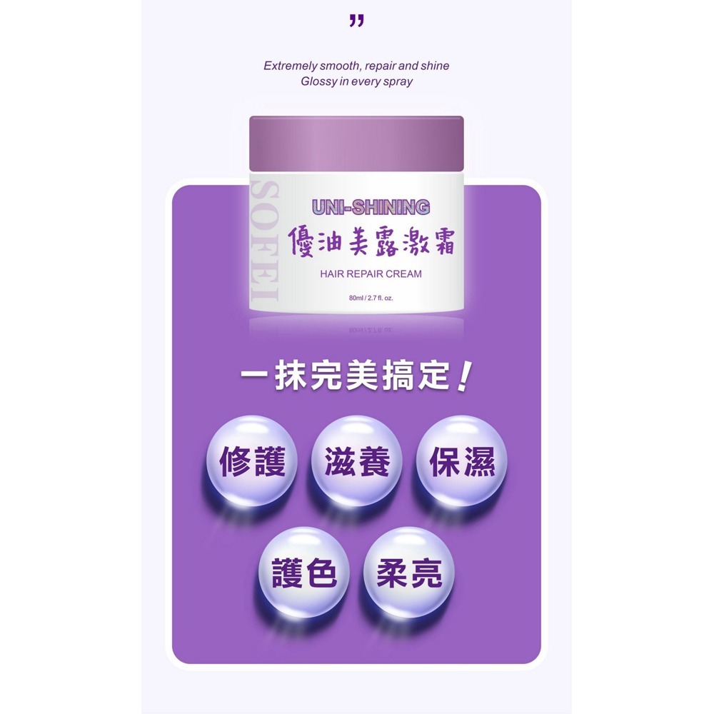 SOFEI舒妃 優油美露激霜80ml*2【贈】ALYSSANA 蜂王乳凝露50ml*1-細節圖3