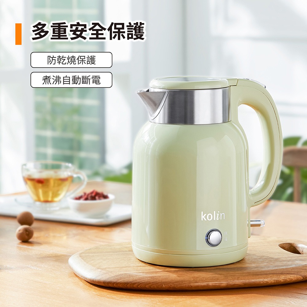 Kolin 1.7L復古美型保溫快煮壺KPK-LN216*1台-細節圖8