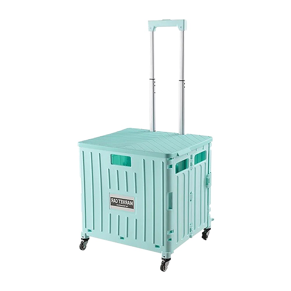 摺疊購物車55L*1 (青禾綠/烏木黑顏色任選)-規格圖7