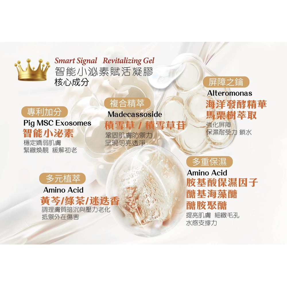 HERBELIA 智能小泌素賦活凝膠40ml*1【贈】李英愛親研LYA 晨霧迷迭香活膚海洋精粹90ml*1-細節圖4