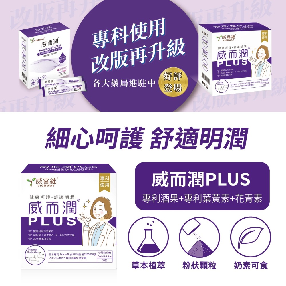 威客維 威而潤PLUS智利酒果粉包2gx30包*1【贈】SPEED S. 諾貝爾超導EMS石墨烯能量舒眠眼罩藍色*1-細節圖3