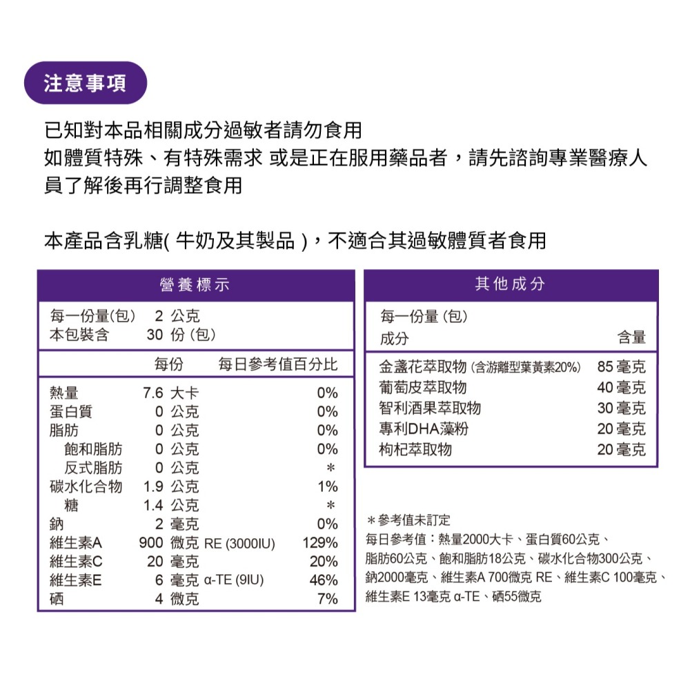威客維 威而潤PLUS智利酒果粉包2gx30包*1【贈】SPEED S. 諾貝爾超導EMS石墨烯能量舒眠眼罩藍色*1-細節圖5