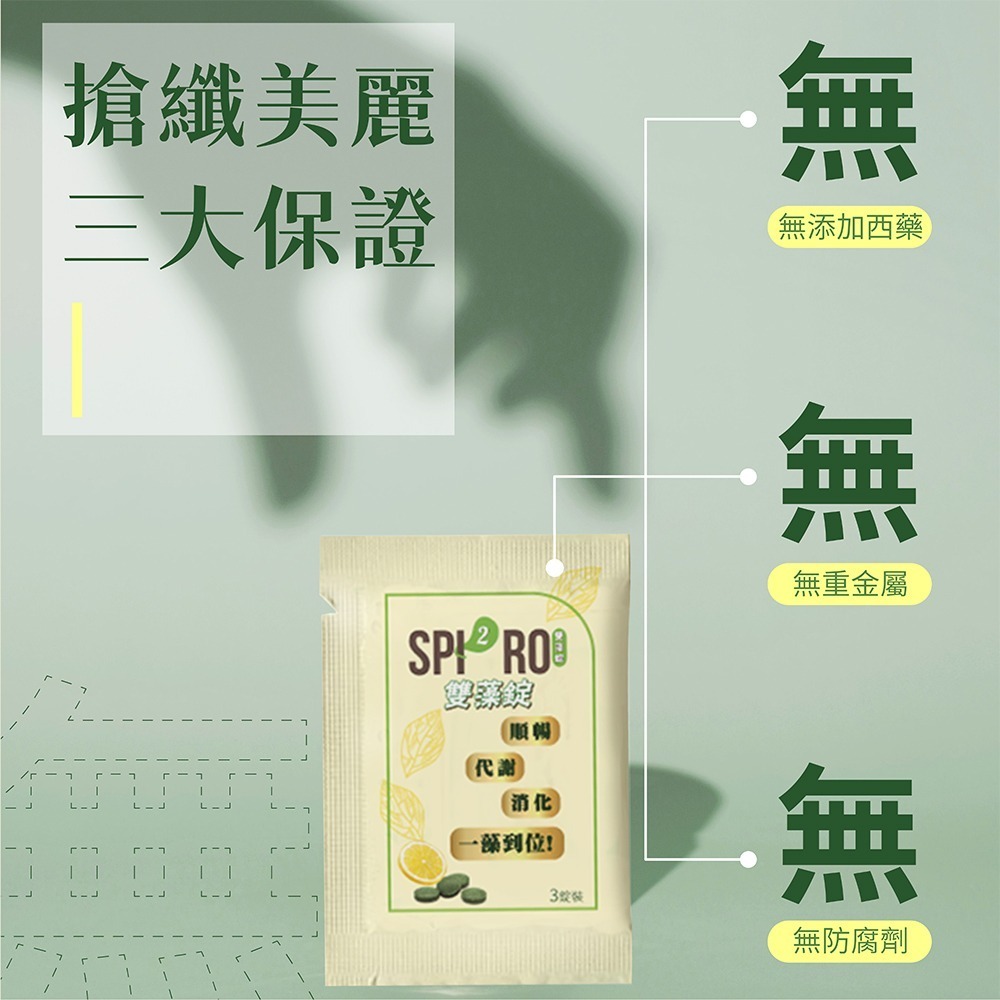 SPI2RO 雙藻錠3錠x20包*1【贈】東華堂 專利超能青汁暢纖酵素 100g*3-細節圖4