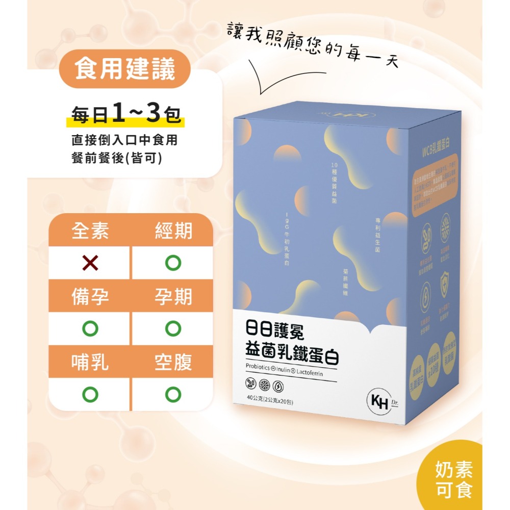 威客維 威舒益PLUS酵母益生菌2.6gx30包*1【贈】KHDr. 日日護冕益菌乳鐵蛋白2gx20包*1-細節圖11