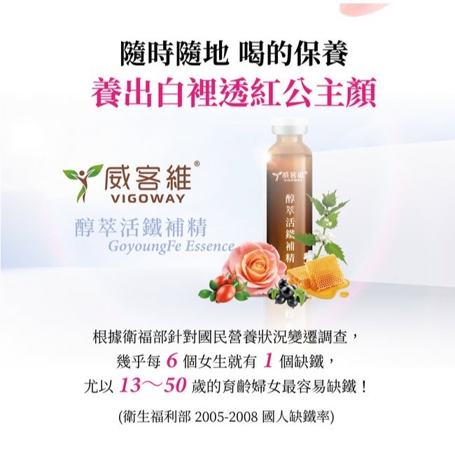 威客維 醇萃活鐵補精15mlx10入*1【贈】順天本草 石榴娘娘30mlx7包*3 效期2026.09.22-細節圖3