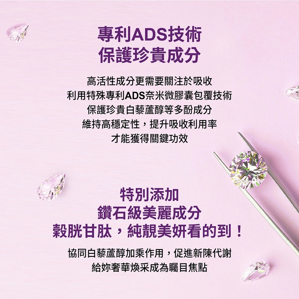 威客維 白藜蘆醇美妍精華飲30mlx15包*1【贈】順天本草 石榴娘娘30mlx7包*3 效期2026.9.22-細節圖4