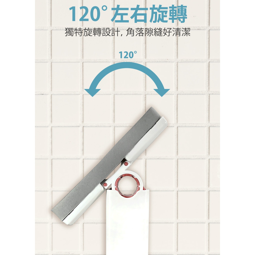 闔樂泰 免手洗多用途小小拖組3桿6棉*1【贈】SPEEDS. 極超細纖維家事布30x30cmx3條入*2-細節圖6