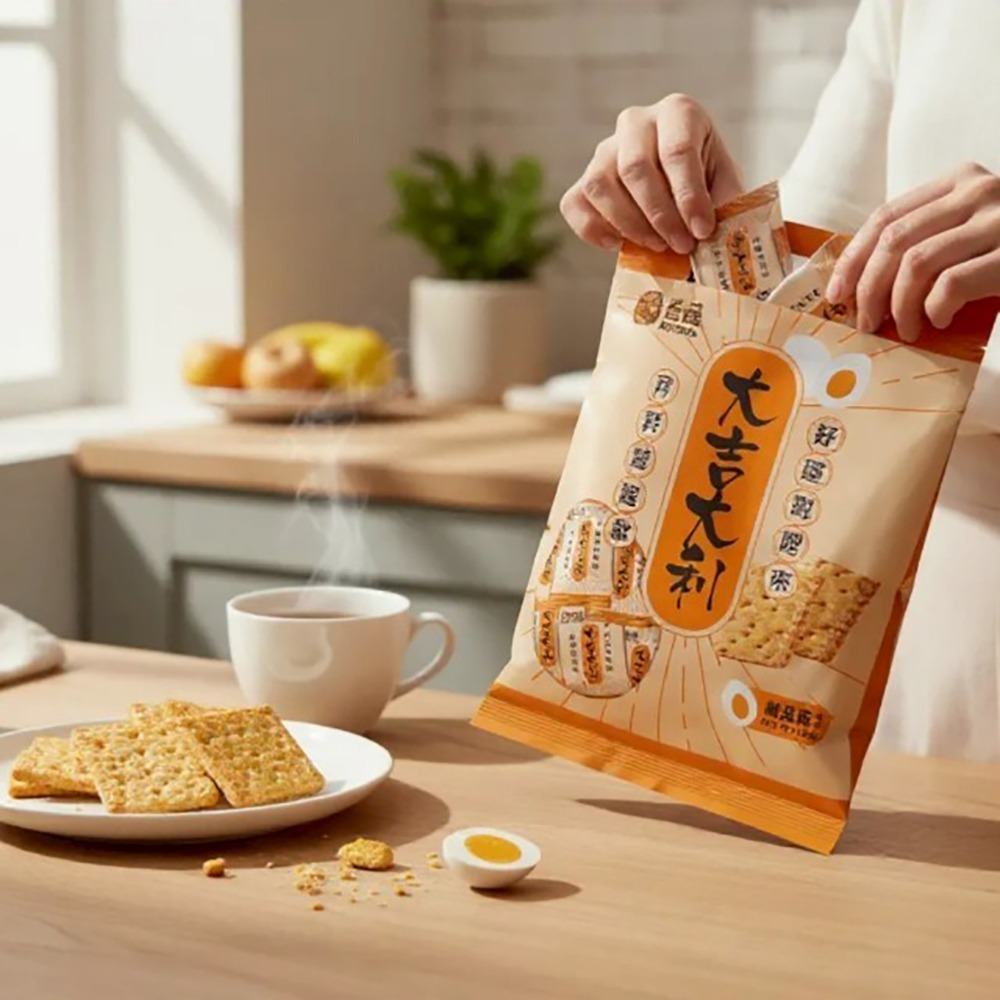 老楊 方塊酥2入組 (180g/入 原味/鹹蛋黃 各1) 效期皆2026.5.31-細節圖4