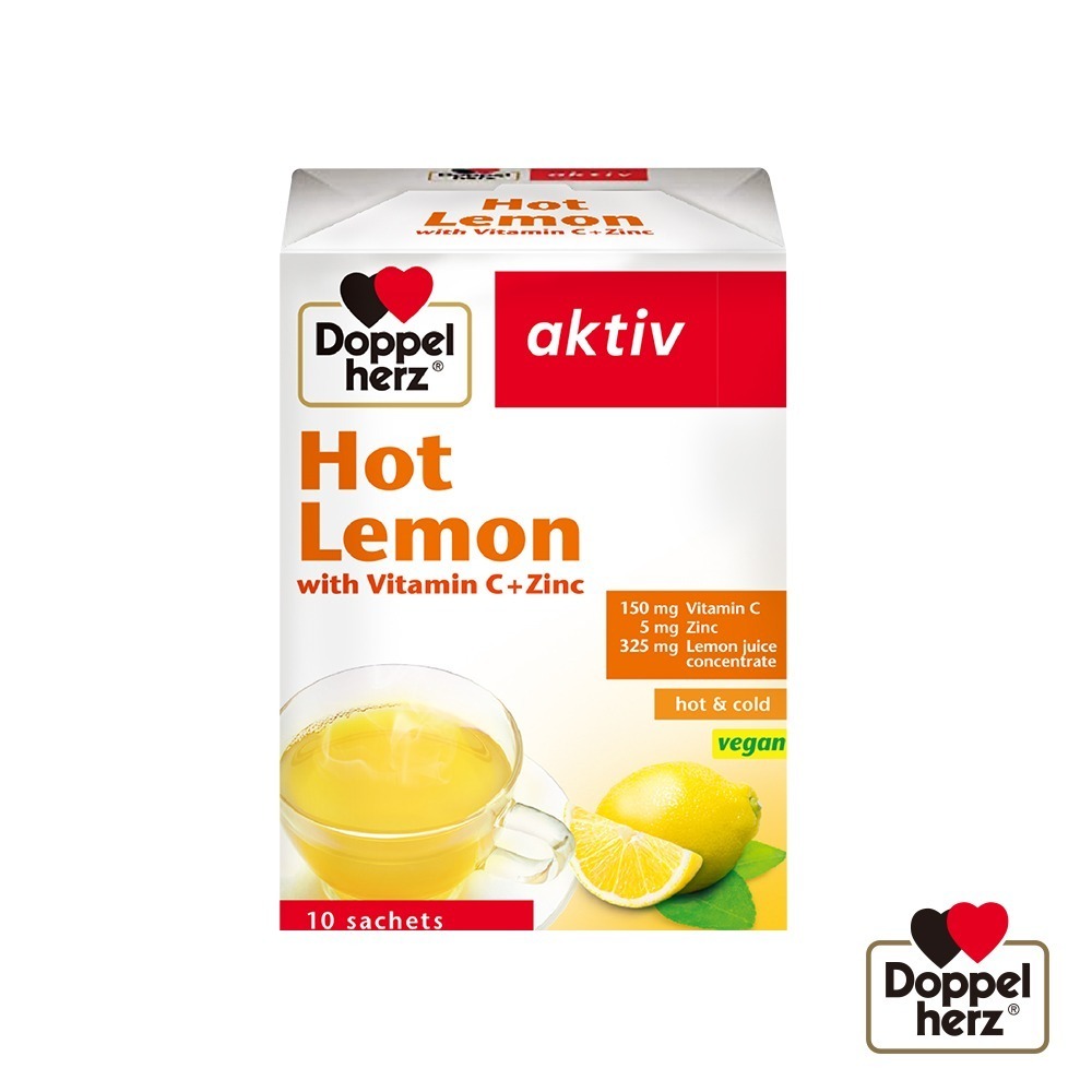 德之寶 維他命C+鋅 檸檬沖泡飲*1 效期2026.3.31【贈】順天本草 石榴娘娘*1 效期2026.9.22-細節圖2