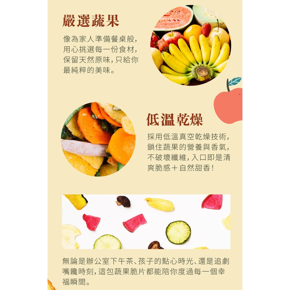 鮮覺 綜合蔬果鮮脆派對(純素)100g(罐裝)*1【贈】微笑 檸檬磚144ml*2 效期2026.5.30-細節圖4