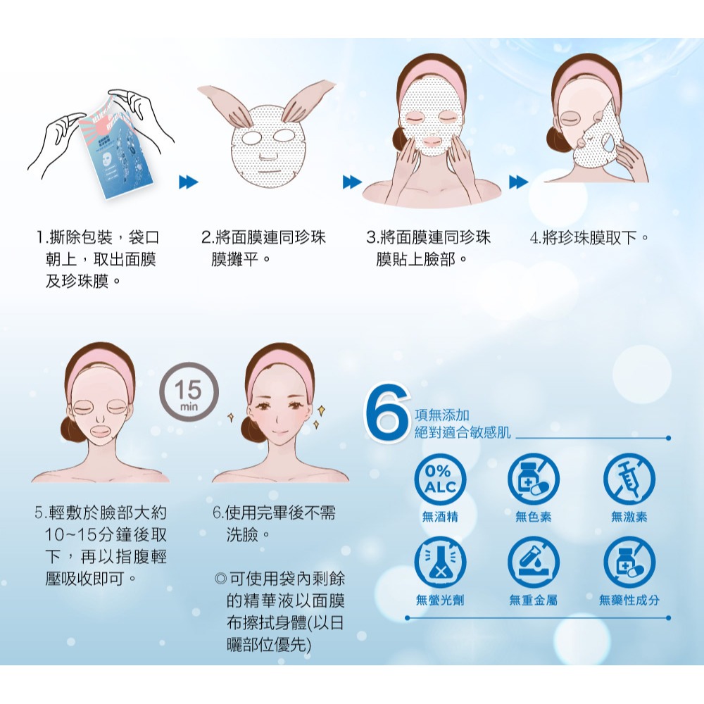 少海生技 藍銅胜肽賦活面膜25mlx5片*1【贈】我的心機 超淨透胺基酸保濕泡泡洗顏慕斯150ml*2-細節圖6