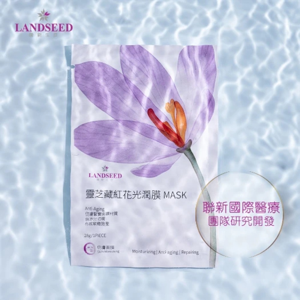 聯新生技 靈芝藏紅花光潤膜28g*3【贈】COCOCHI AG極致奢養乳霜面膜 第三代3.5g+12.5g*1-細節圖2