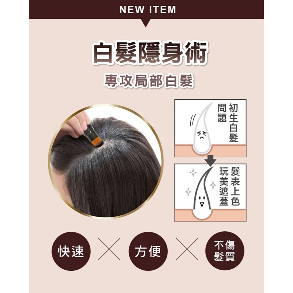 SOFEI舒妃 救急蓋白筆18ml*1 (自然黑/自然栗/琥珀棕 顏色任選)【贈】舒妃自然匯 綠咖啡強韌防斷落洗髮精*1-細節圖6