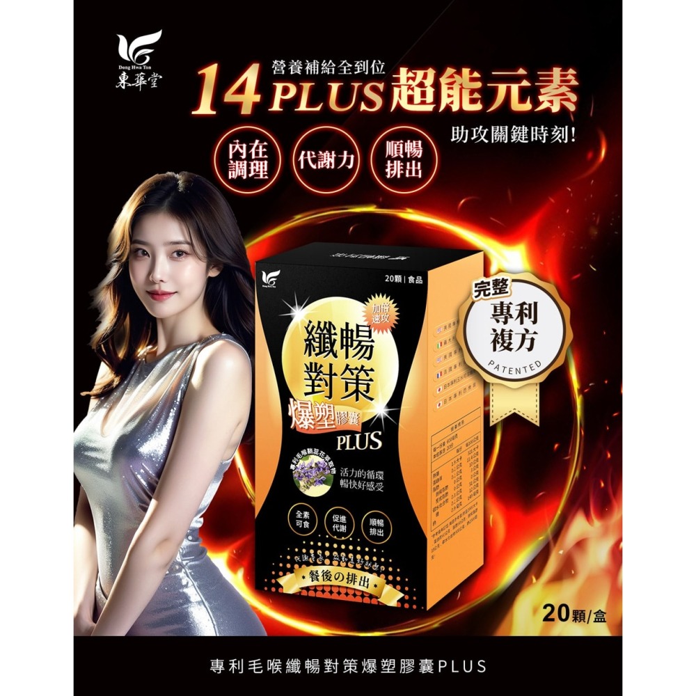 大漢酵素 樂EAT孅膠囊60顆*1【贈】東華堂 專利毛喉纖暢對策爆塑膠囊PLUS 600mgx20顆*2-細節圖7