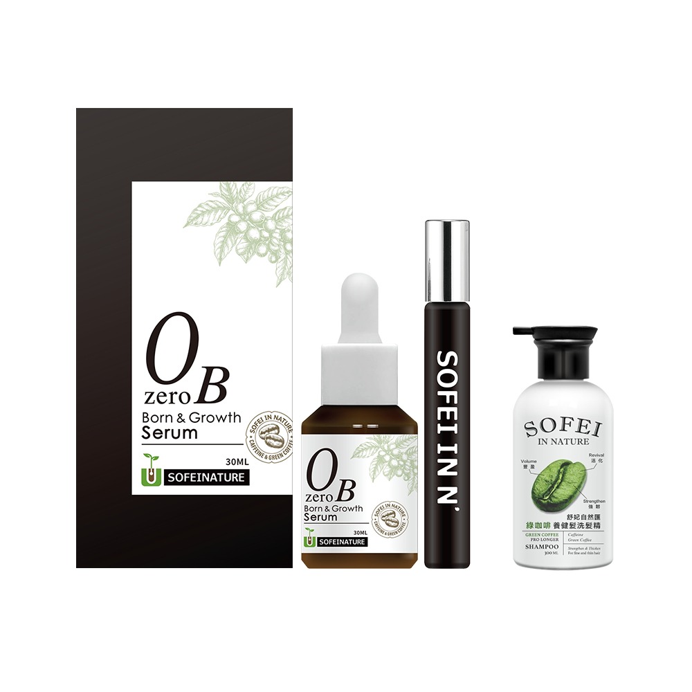 舒妃自然匯InNature 蘊髮重胜養髮液30ml*1瓶【贈】舒妃自然匯 綠咖啡強韌防斷落洗髮精300ml*2瓶-細節圖2