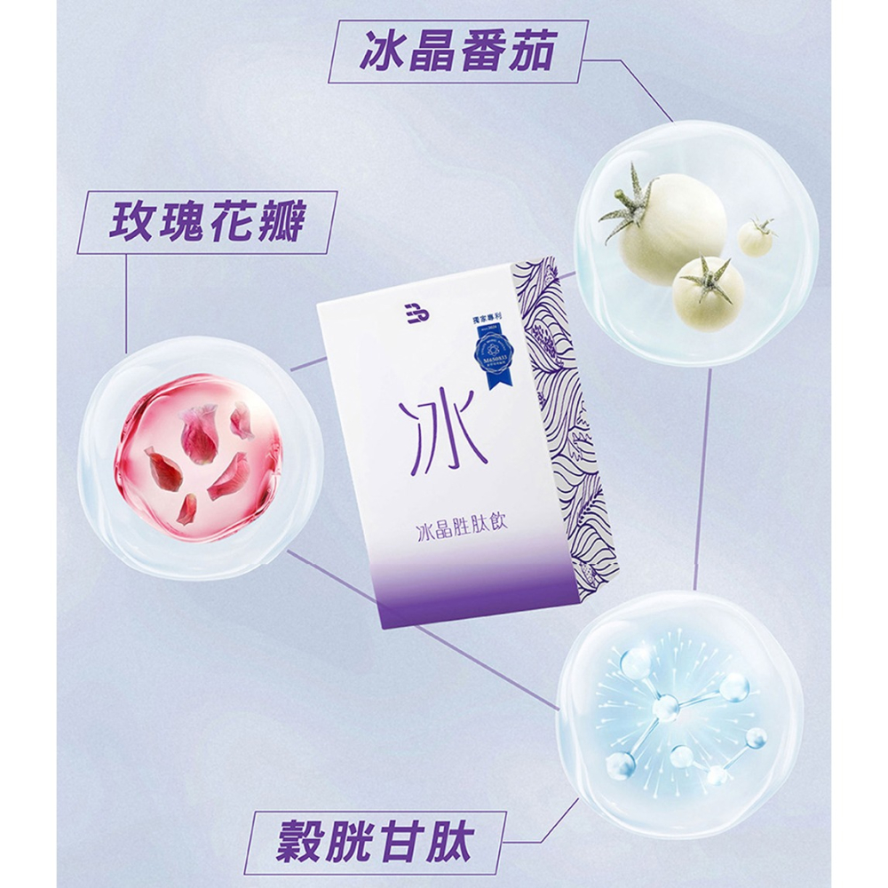三五生技 冰晶胜肽飲50mlx8包*5【贈】COCOCHI AG抗糖小肌蛋晚安面膜5顆*1-細節圖7