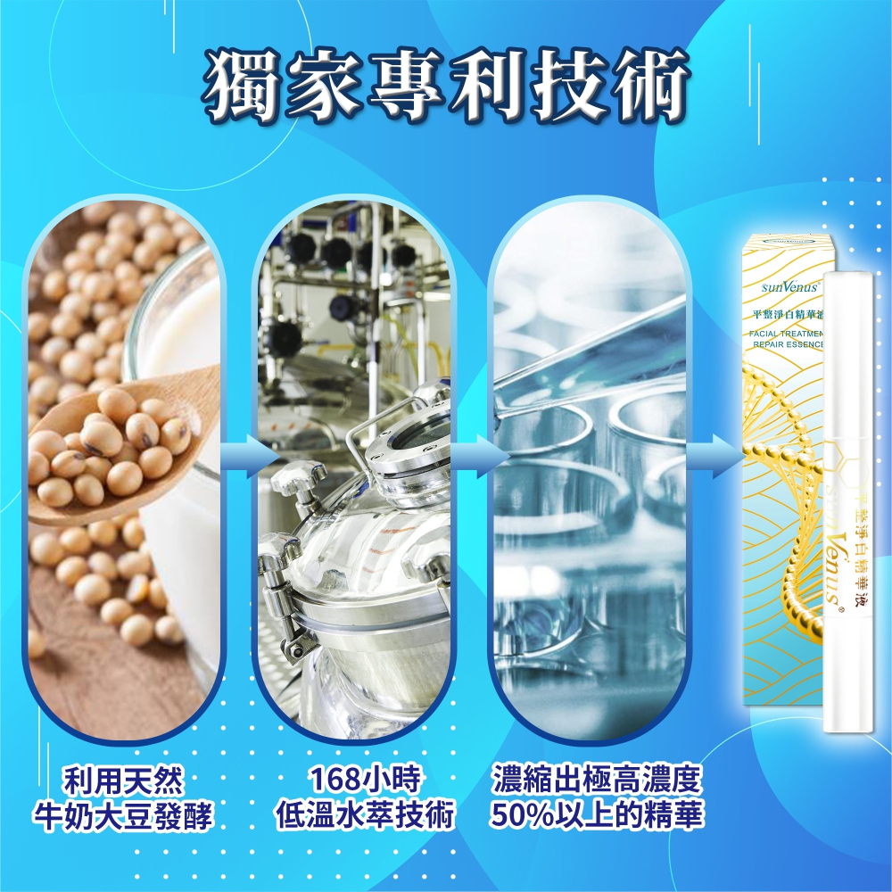 sunVenus 平整淨白精華液5ml*1【贈】我的心機 2%茶樹控油淨化洗顏慕斯150ml*1-細節圖3