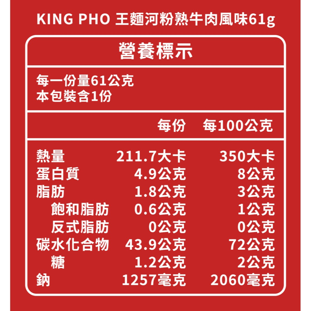 紅酒燉牛肉200g(固形物79g)*1 效期2027.01.20【贈】KING PHO 王麵河粉熟牛肉風味61g*2-細節圖11